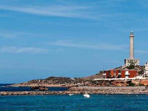 el faro de cabo de palos cerca de las propiedades en La Manga Club